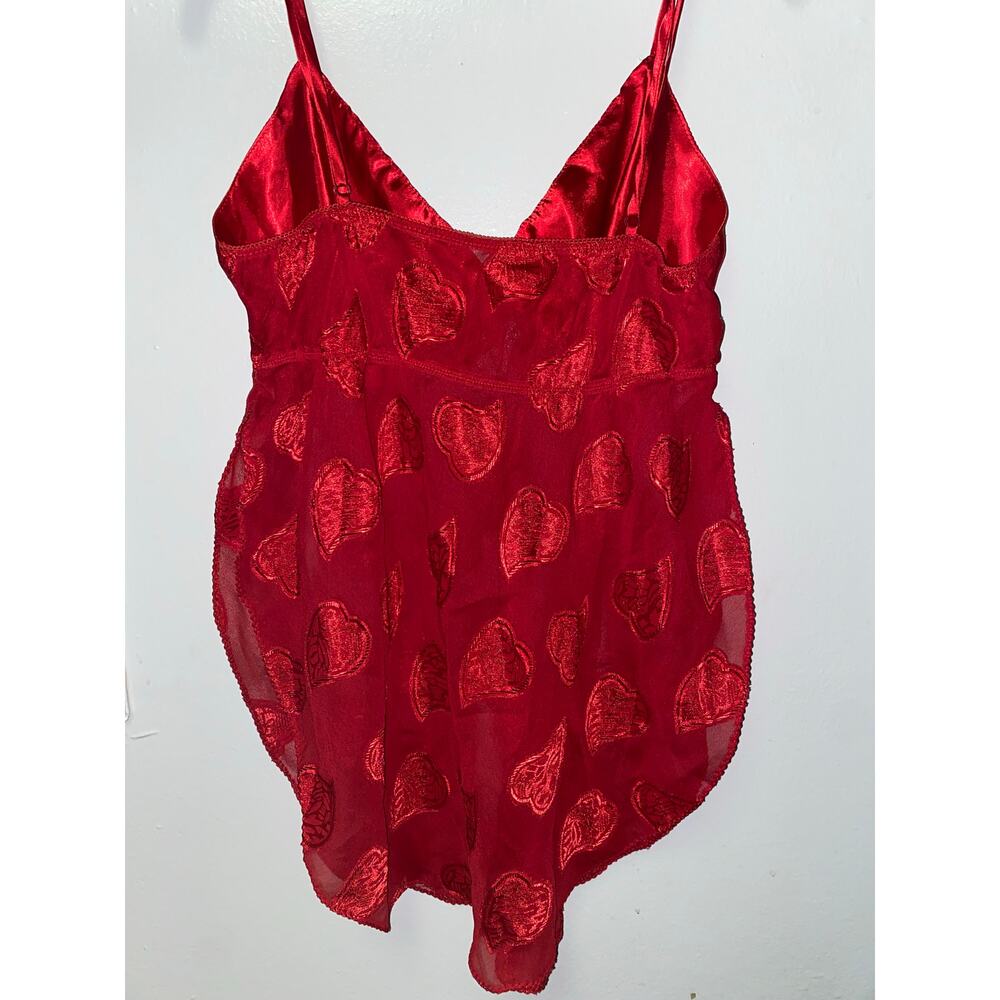 Women's Lingerie Slip Dress Red Hearts
Size small